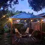 Apaneca house/bonfire/Albanian labyrinth