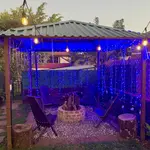 Apaneca house/bonfire/Albanian labyrinth