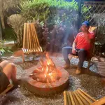 Apaneca house/bonfire/Albanian labyrinth