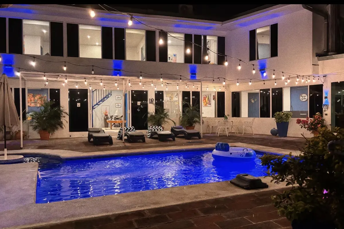 Solarium beach house near el Tunco 